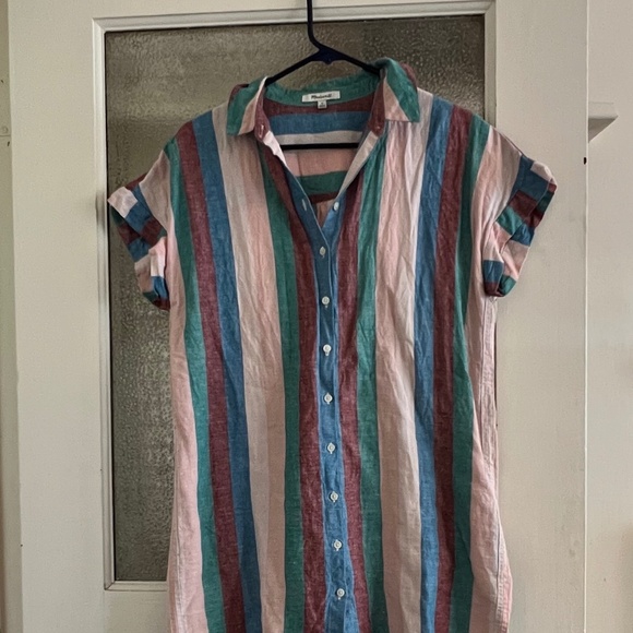 Madewell Central Shirtdress in Flagstaff Stripe (M) - Picture 5 of 5